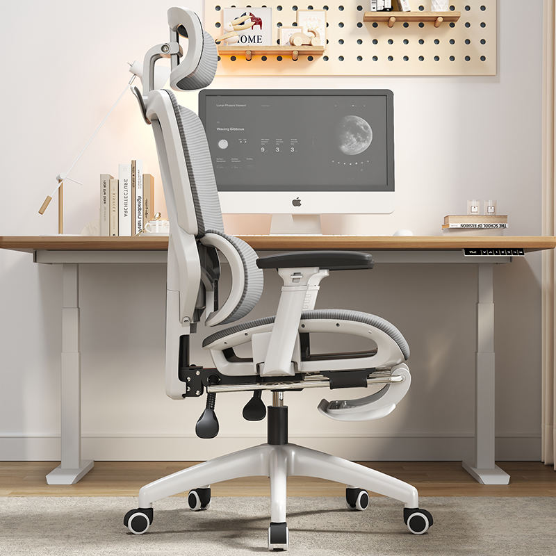AMAL High Back Mesh Ergonomic Office Chair With Adjustable Lumbar Support Swivel Computer Chair
