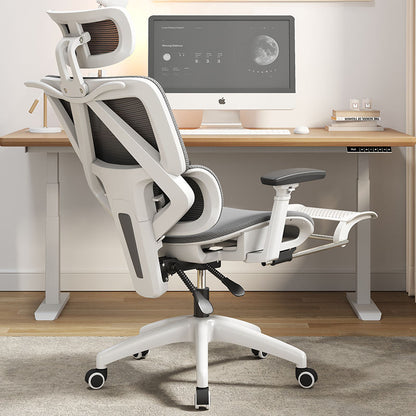 AMAL High Back Mesh Ergonomic Office Chair With Adjustable Lumbar Support Swivel Computer Chair