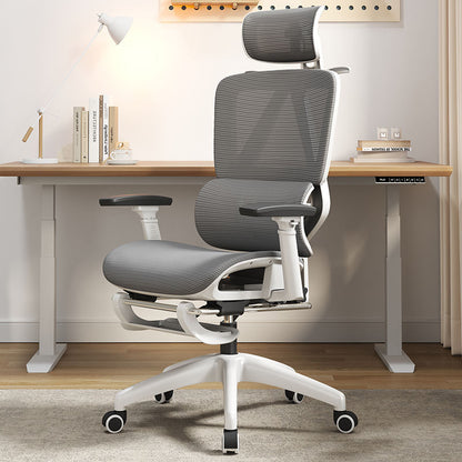 AMAL High Back Mesh Ergonomic Office Chair With Adjustable Lumbar Support Swivel Computer Chair