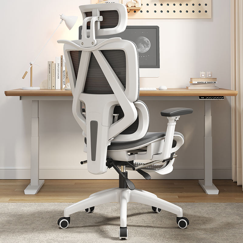 AMAL High Back Mesh Ergonomic Office Chair With Adjustable Lumbar Support Swivel Computer Chair
