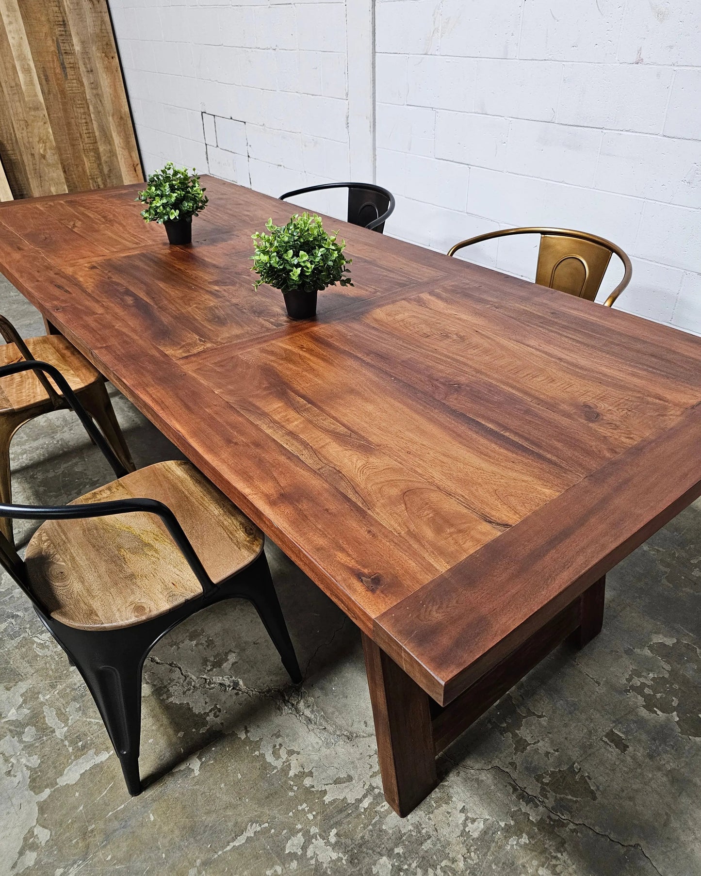 Table à Diner Anzio en bois recyclé