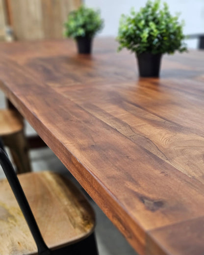 Table à Diner Anzio en bois recyclé