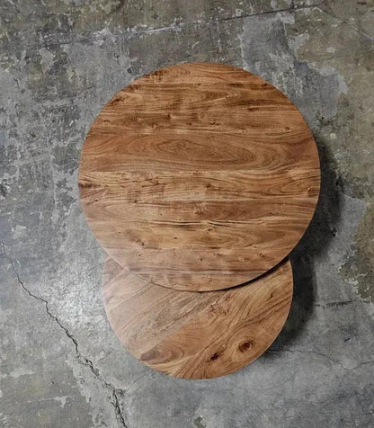 Tables à Café gigogne en bois d'Acacia (Naturel)